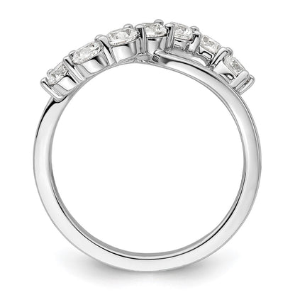14K White Gold Lab Grown Diamond VS/SI+ G+ Band Ring