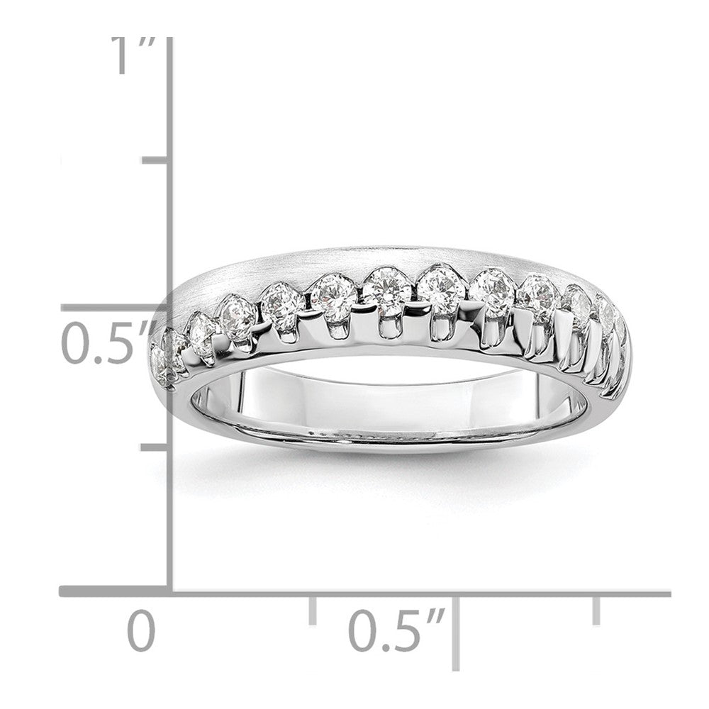 14K White Gold Lab Grown Diamond VS/SI+ G+ Band Ring