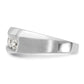 10k White Gold 1 Ct. Lab Grown Diamond VS/SI+ G+ Five Stone Men's Ring