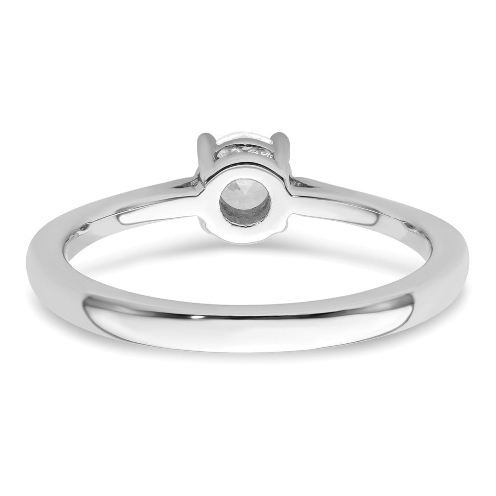 14k White Gold 1 Ct. Lab Grown Diamond VS/SI+ G+ Engagement Ring