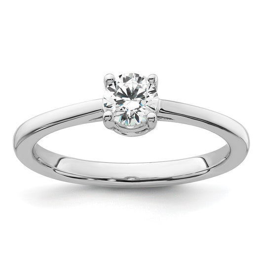 14k White Gold 1 Ct. Lab Grown Diamond VS/SI+ G+ Engagement Ring