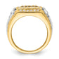 14k Two-Tone 1 Ct. Lab Grown Diamond VS/SI+ G+ Men's Ring