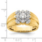 14k Two-Tone 1 Ct. Lab Grown Diamond VS/SI+ G+ Men's Ring