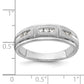 10k White Gold 1/5 Ct. Lab Grown Diamond VS/SI+ G+ Men's Ring