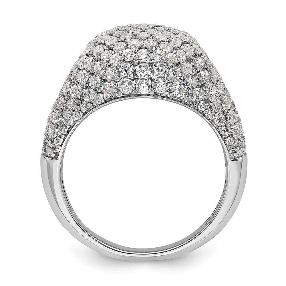 14k White Gold 2 3/8 Ct. Lab Grown Diamond VS/SI+ G+ Cluster Fashion Ring