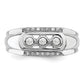 14K White Gold Lab Grown VS/SI+ G+ Diamond Men's Ring