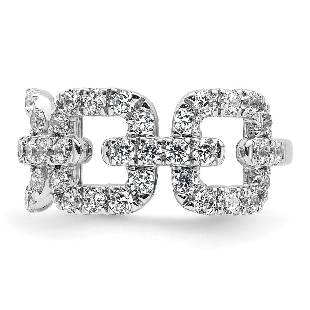 14K White Gold True Origin 2 3/8 Carat Lab Grown Diamond Vs Def Band