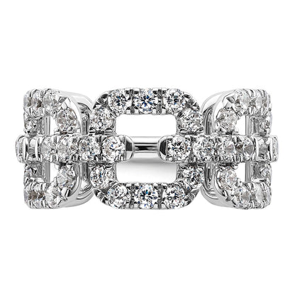 14K White Gold True Origin 2 3/8 Carat Lab Grown Diamond Vs Def Band