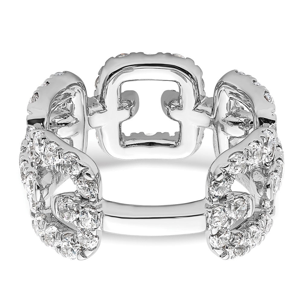 14K White Gold True Origin 2 3/8 Carat Lab Grown Diamond Vs Def Band