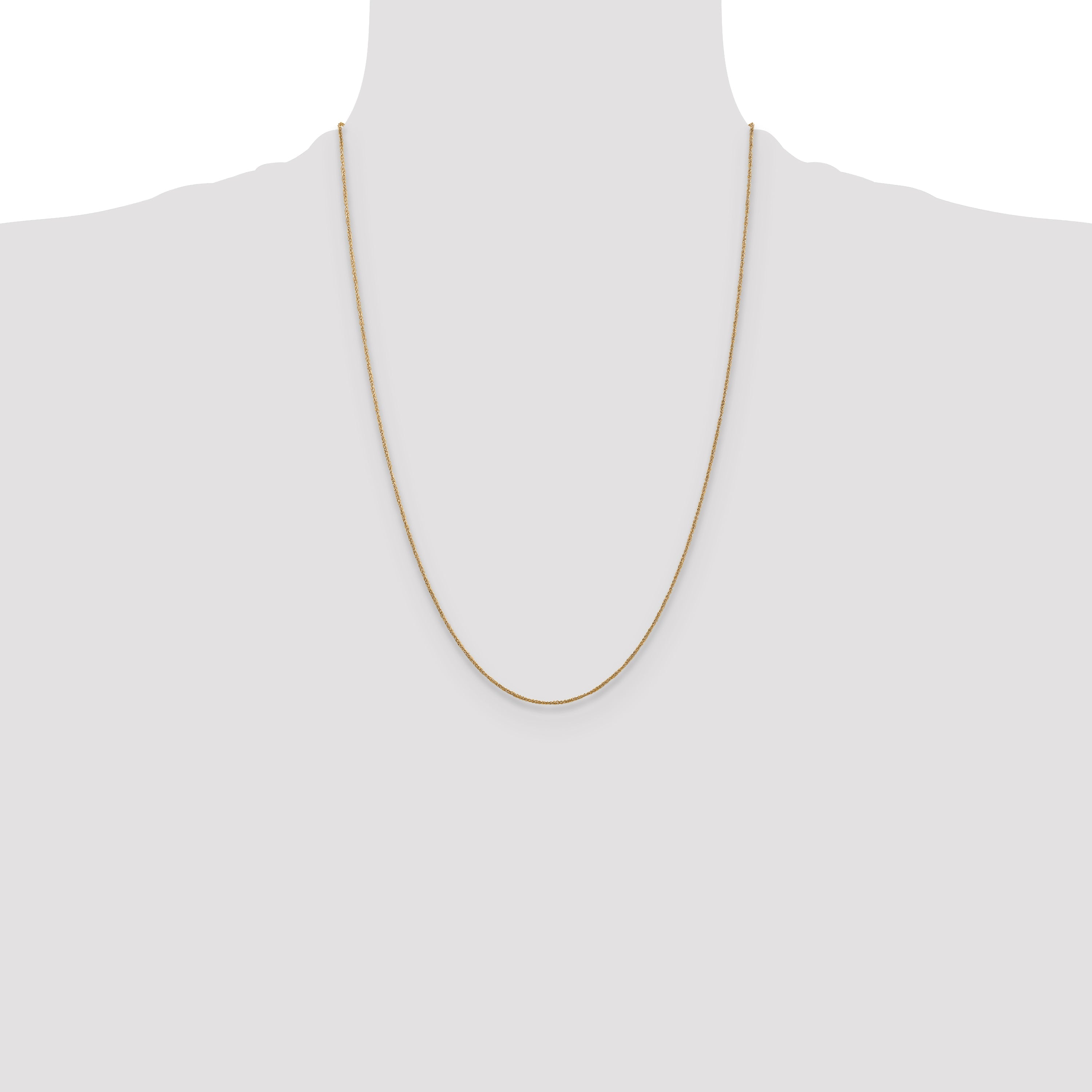 24 Inch 14K .70mm Ropa Chain Necklace