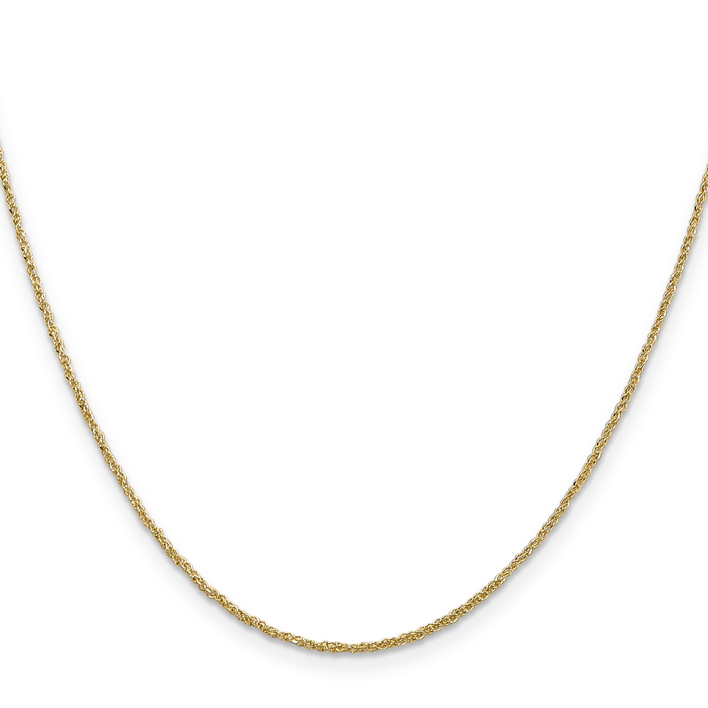 22 Inch 14K 1.1mm Ropa Chain Necklace