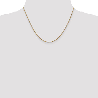 14K Yellow Gold 18 Inch 1.7mm Ropa With Lobster Clasp Chain Necklace