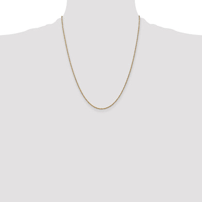 22 Inch 14K 1.7mm Ropa Chain Necklace