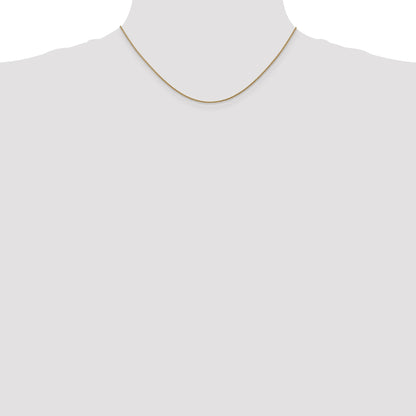 14K Rose Gold 16 Inch 1.05mm Diamond-Cut Spiga With Lobster Clasp Chain Necklace