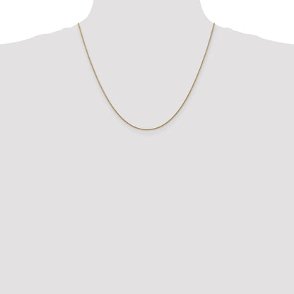 14K Rose Gold 20 Inch 1.05mm Diamond-Cut Spiga With Lobster Clasp Chain Necklace