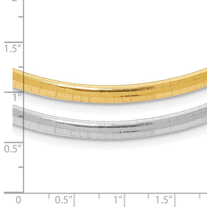 16 Inch Sterling Silver Gold-Plated 4mm Reversible W/2In Ext Cubetto Chain Necklace