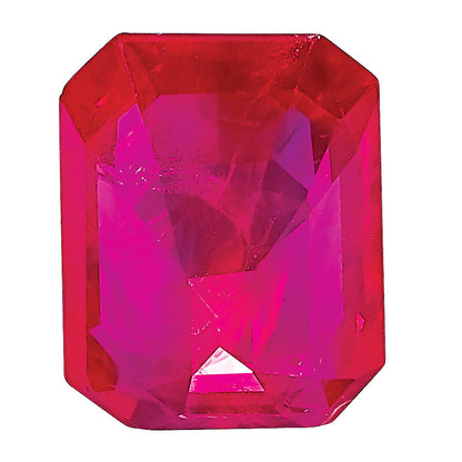 Gemstone Ruby Aa Quality 5X3mm Emerald Cut
