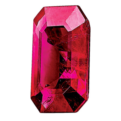 Gemstone Ruby Aa Quality 5X3mm Emerald Cut