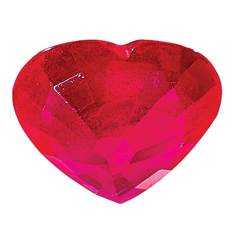 Gemstone Ruby Aa Quality 4mm Heart