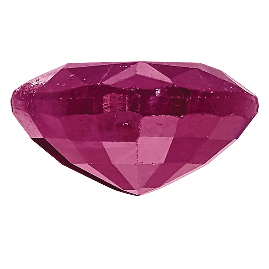 Gemstone Ruby C Quality 4mm Heart