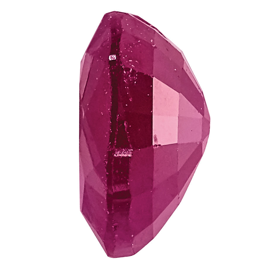 Gemstone Ruby C Quality 4mm Heart