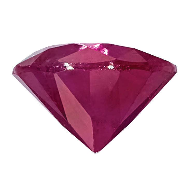 Gemstone Ruby A Quality 1.5mm Round Diamond-Cut