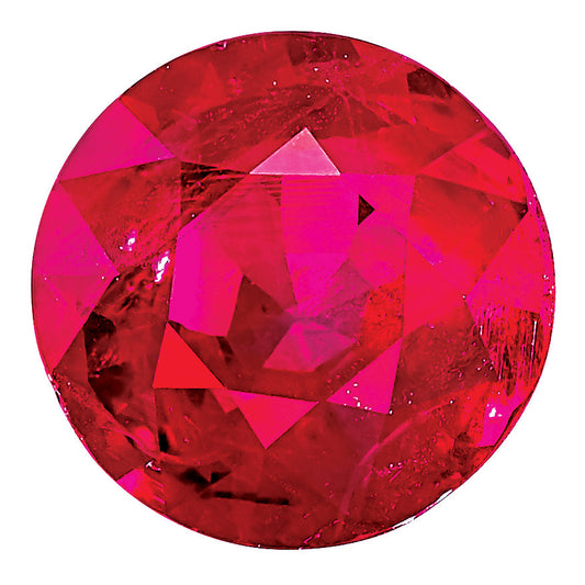 Gemstone Ruby Aa Quality 4mm Round