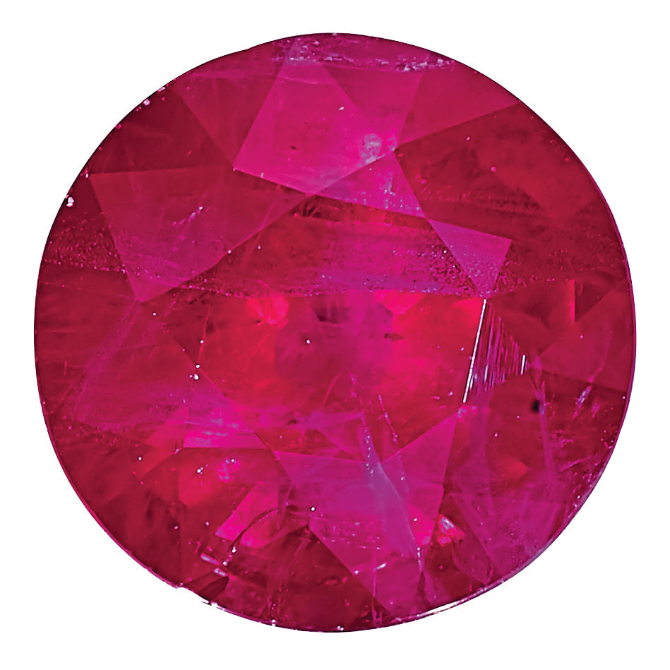 Gemstone Ruby A Quality 4.5mm Round