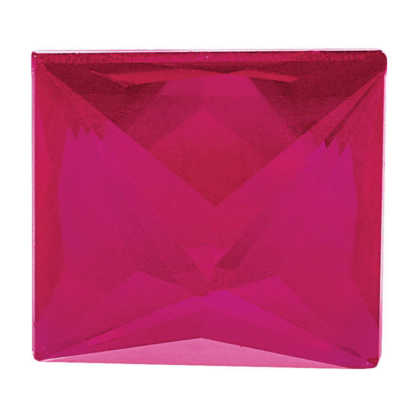 Gemstone Ruby A Quality 1.5mm Princess