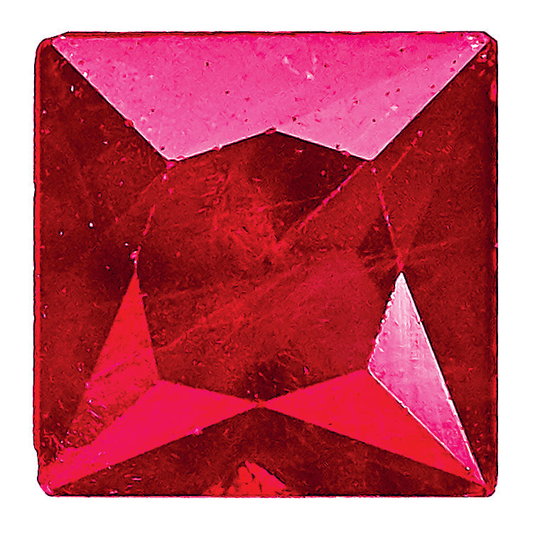 Gemstone Ruby Aa Quality 3.25mm Princess
