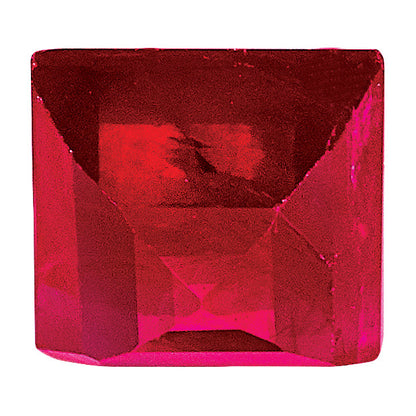 Gemstone Ruby Aa Quality 3mm Square Step-Cut