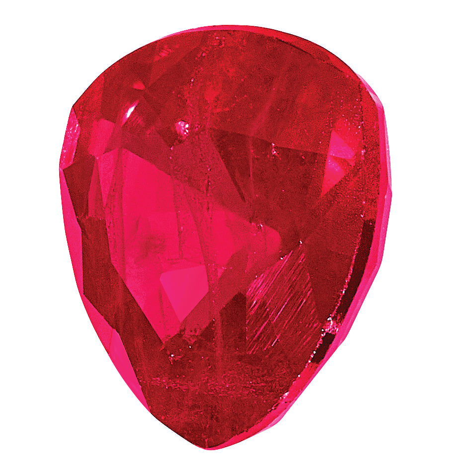 Gemstone Ruby A Quality 3mm Trillion