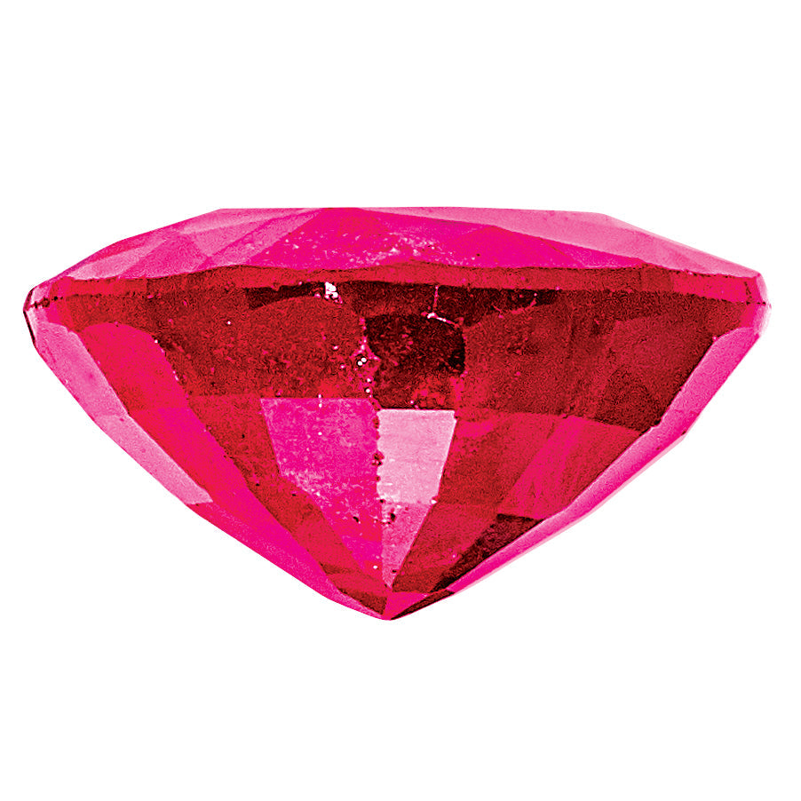 Gemstone Ruby A Quality 4mm Trillion
