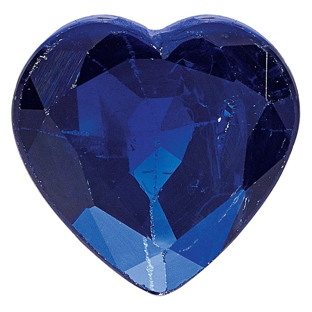 Gemstone Blue Sapphire A Quality 6mm Heart