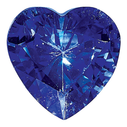 Gemstone Blue Sapphire Aa Quality 6mm Heart