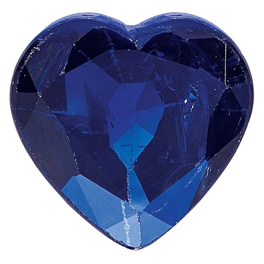 Gemstone Blue Sapphire A Quality 4mm Heart