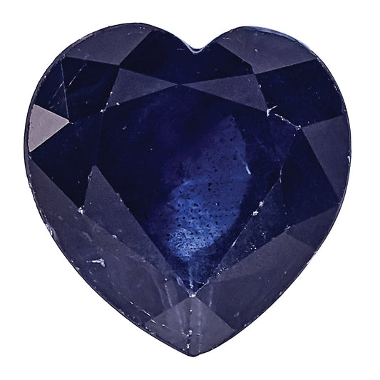 Gemstone Blue Sapphire C Quality 5mm Heart