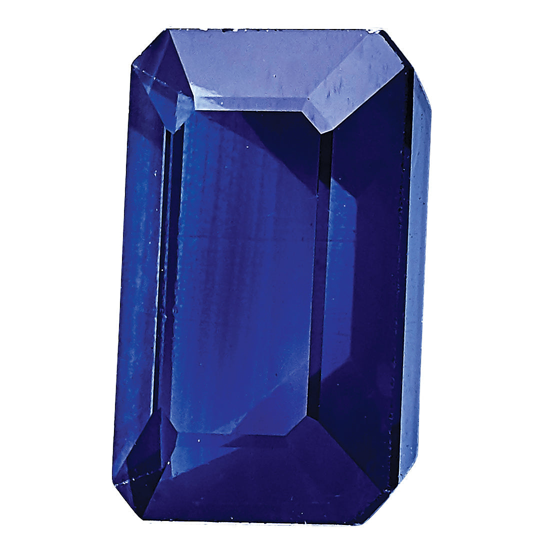 Gemstone Blue Sapphire Aa Quality 6X4mm Emerald Cut