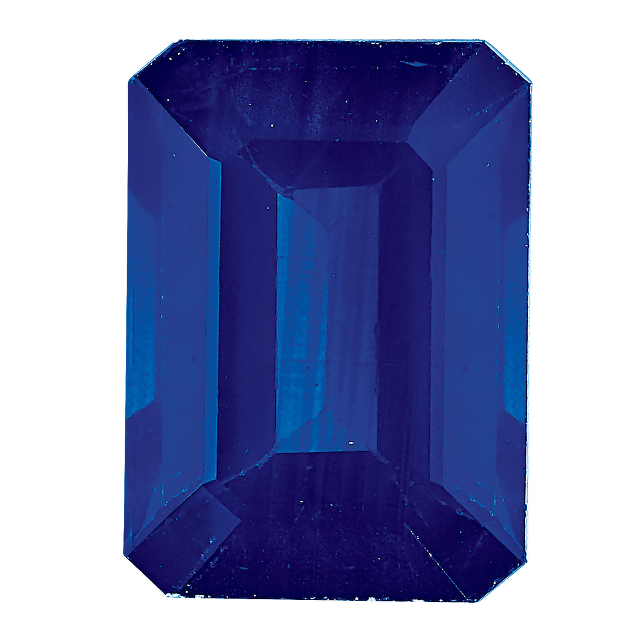 Gemstone Blue Sapphire Aa Quality 5X3mm Emerald Cut
