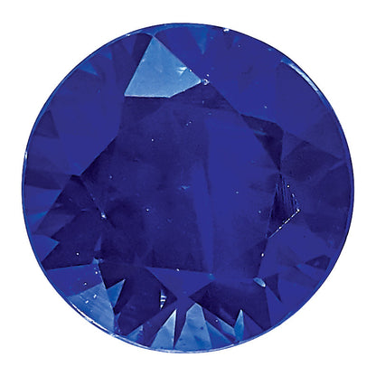 Gemstone Blue Sapphire Aa Quality 2.75mm Round Diamond-Cut