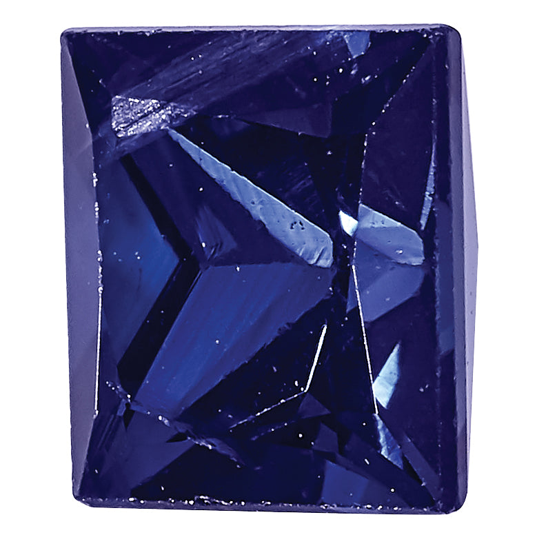 Gemstone Blue Sapphire A Quality 4mm Princess