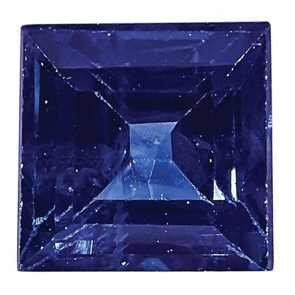 Gemstone Blue Sapphire Aa Quality 4mm Square Step-Cut