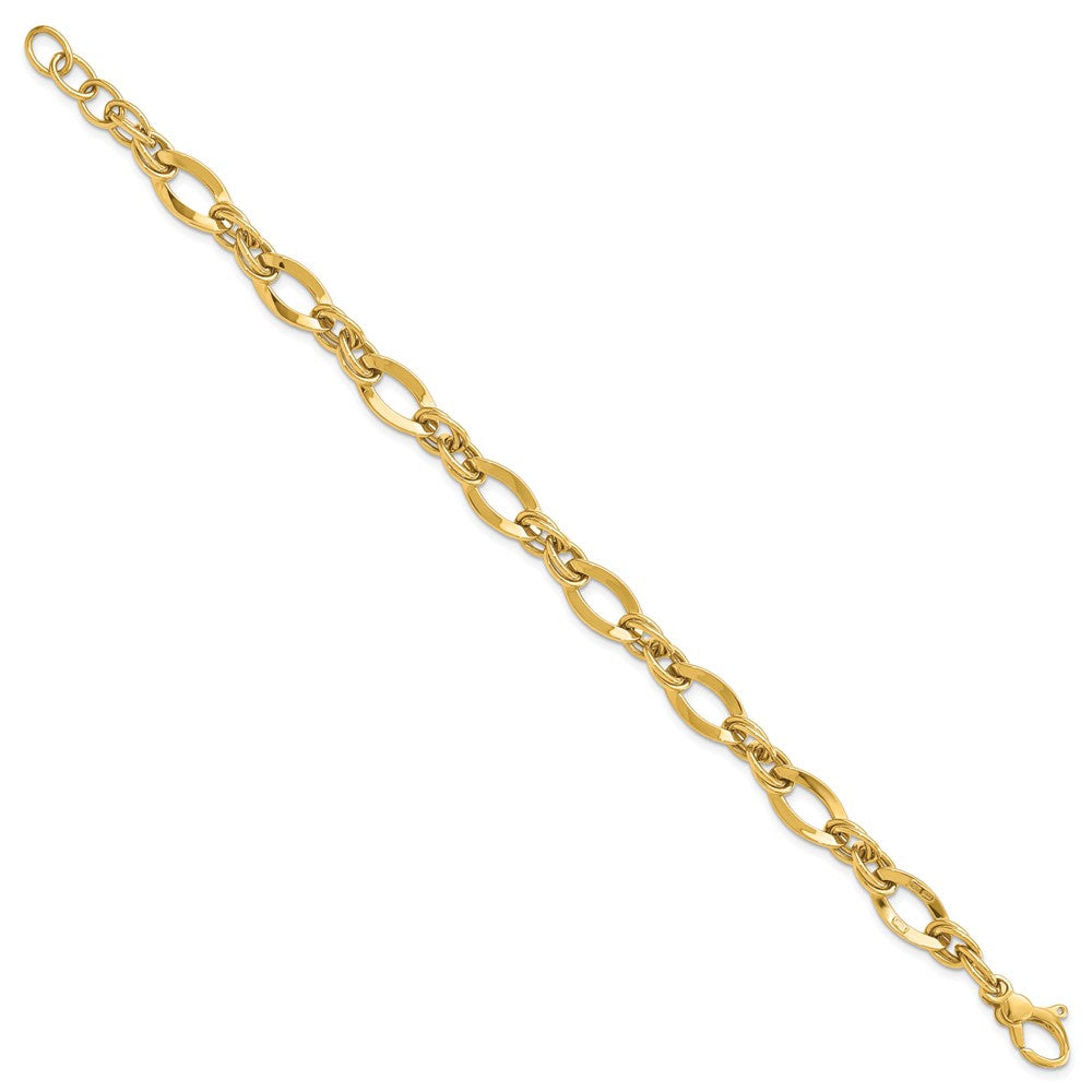 8.25 Inch 14K Polished Fancy Link Bracelet