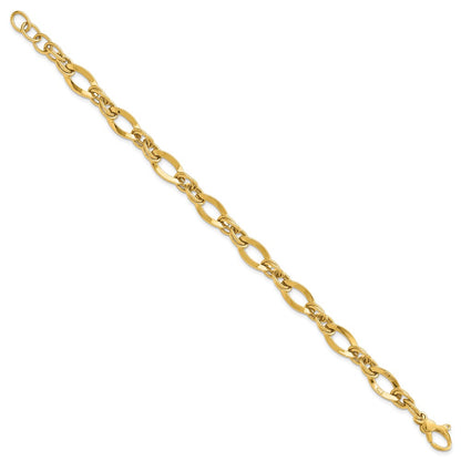8.25 Inch 14K Polished Fancy Link Bracelet
