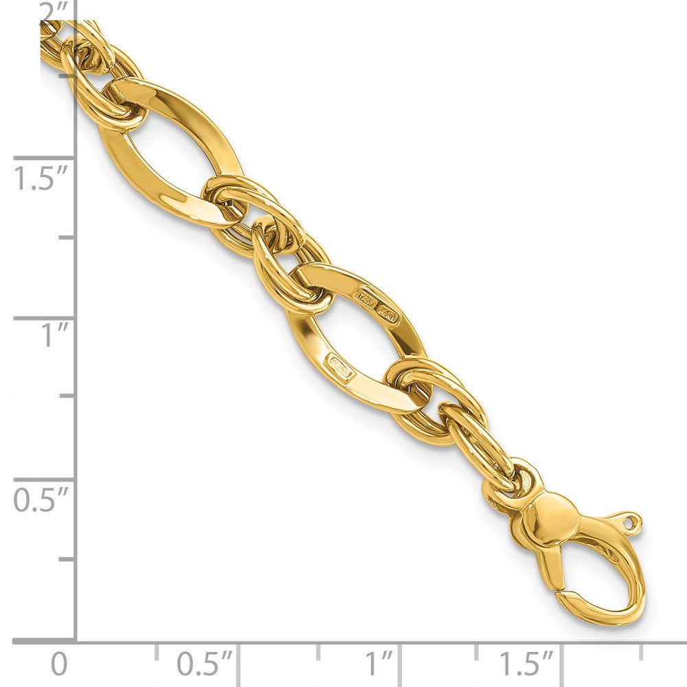8.25 Inch 14K Polished Fancy Link Bracelet