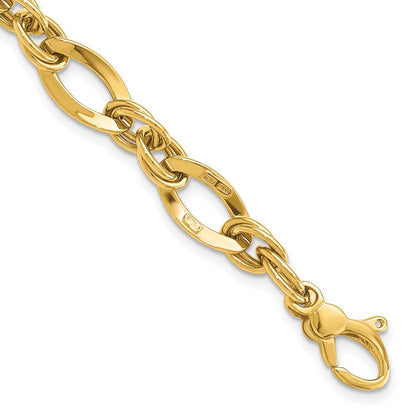 8.25 Inch 14K Polished Fancy Link Bracelet