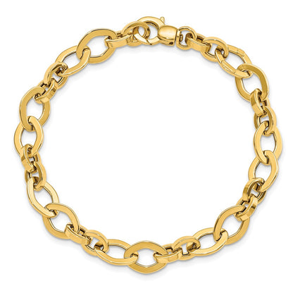 7.75 Inch 14K Polished Fancy Link Bracelet
