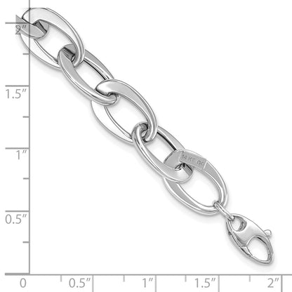8 Inch 14Kw Polished Fancy Link Bracelet