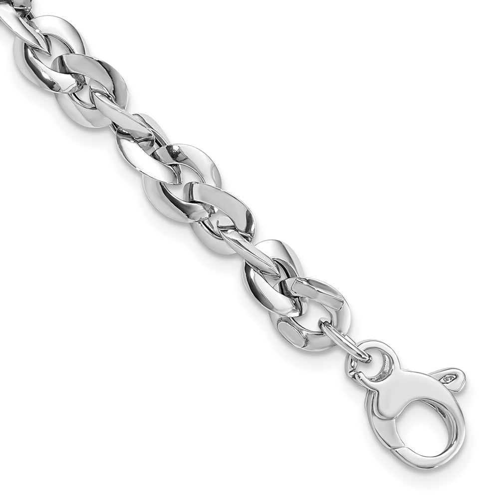 7.5 Inch 14K White Gold Polished Bracelet