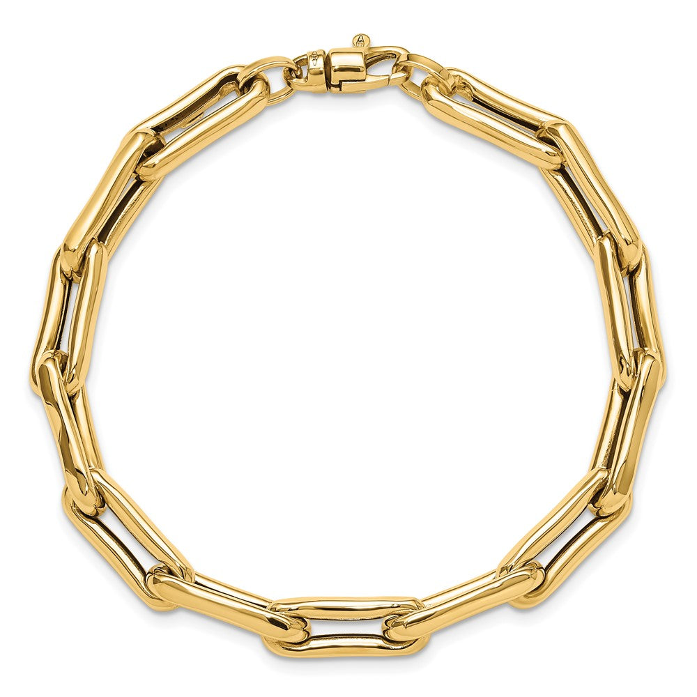 7.5 Inch 14K Polished Fancy Link Bracelet